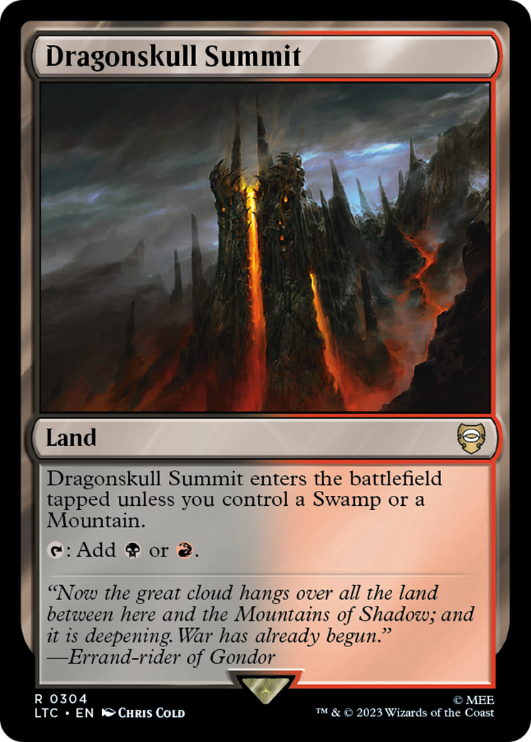 Image of Dragonskull Summit (LTC-304) - Tales of Middle-earth Commander