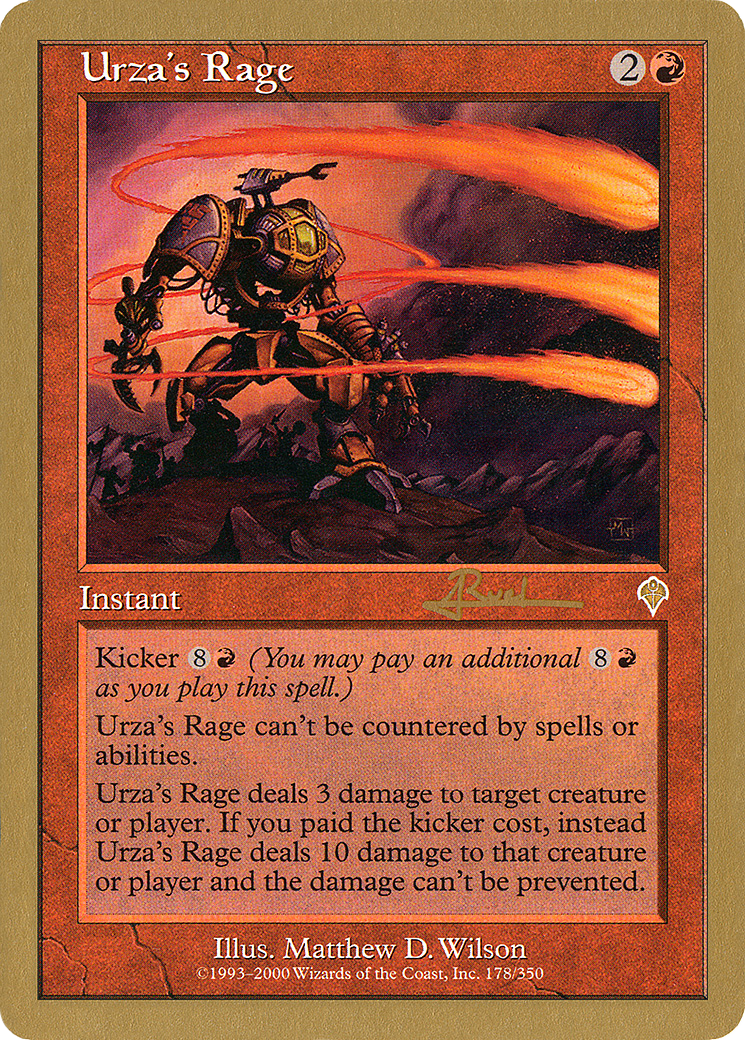 Image of Urza's Rage - 2001 Antoine Ruel (INV) (WCD-) - World Championship Decks 2001