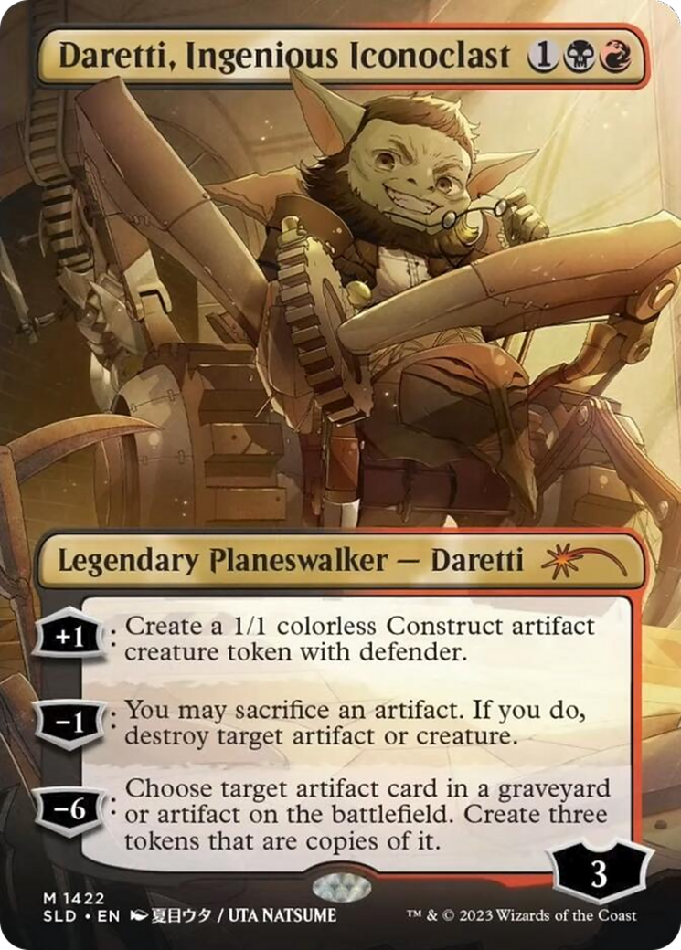 Image of Daretti, Ingenious Iconoclast (SLD-1422) - Secret Lair Drop (Borderless)