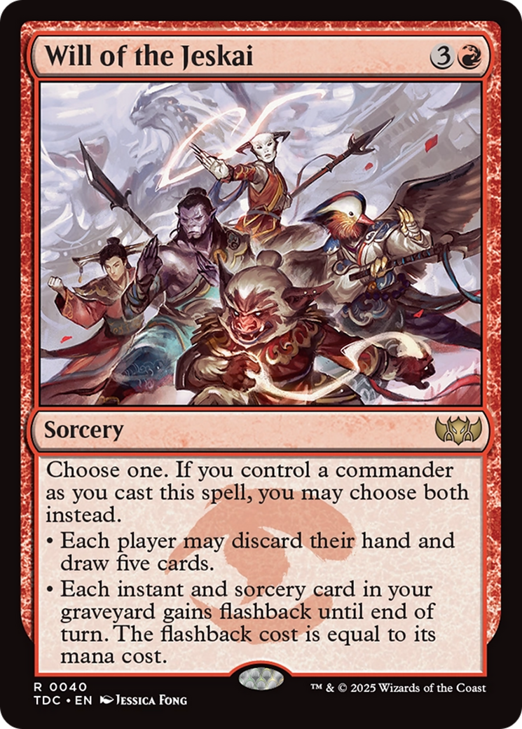 Image of Will of the Jeskai (TDC-040) - Commander: Tarkir: Dragonstorm