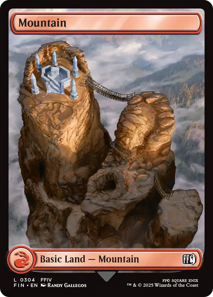 Image of Mountain (0304) (FIN-304) - FINAL FANTASY Foil