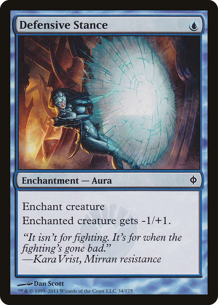 Image of Defensive Stance (NPH-034) - New Phyrexia