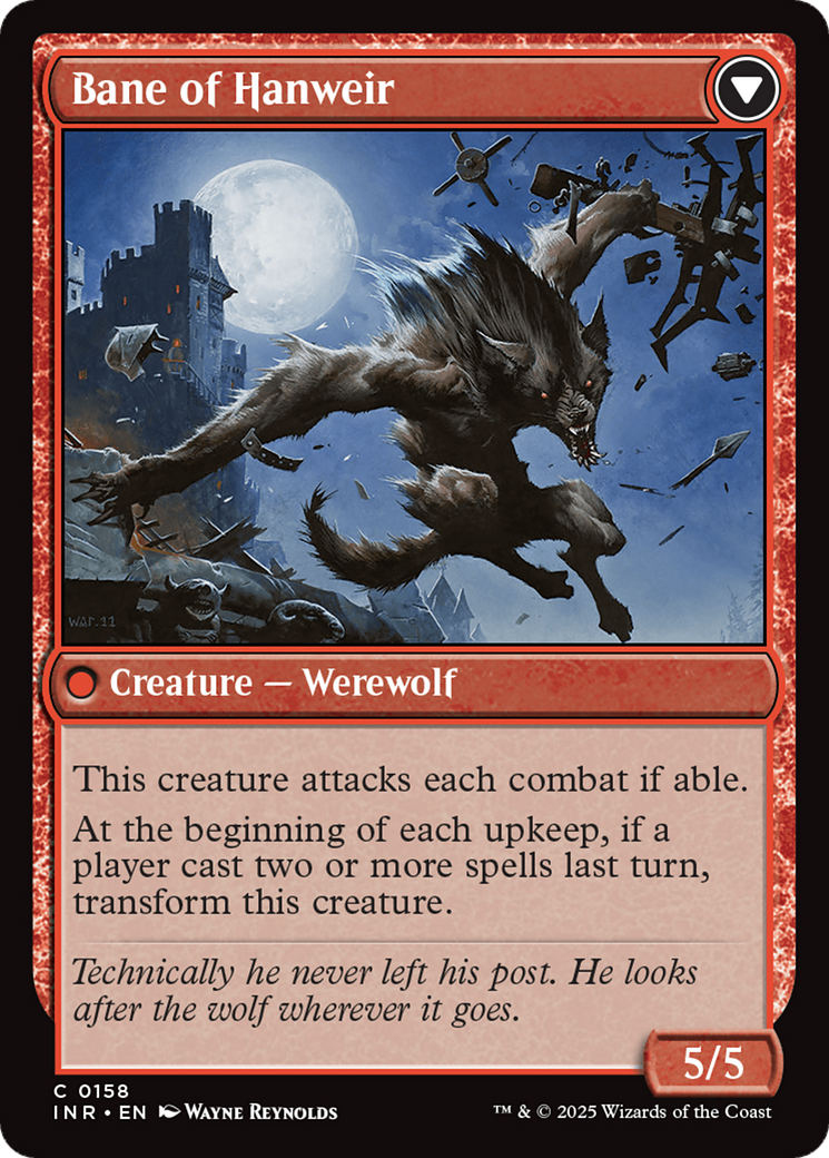 Image of Hanweir Watchkeep (INR-158) - Innistrad Remastered Foil