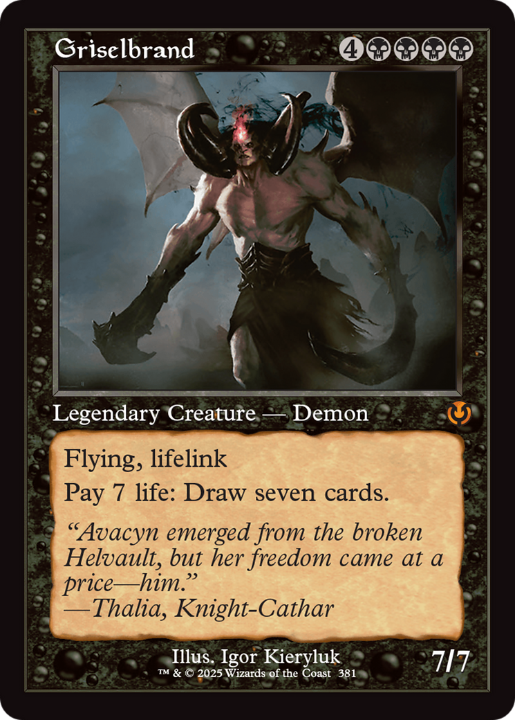 Image of Griselbrand (Retro Frame) (INR-381) - Innistrad Remastered
