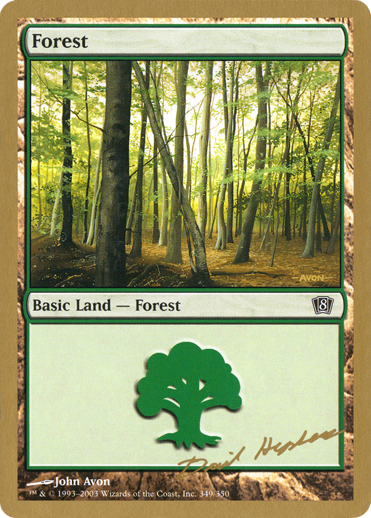 Image of Forest (349) - 2003 Dave Humpherys (8ED) (WCD-) - World Championship Decks 2003