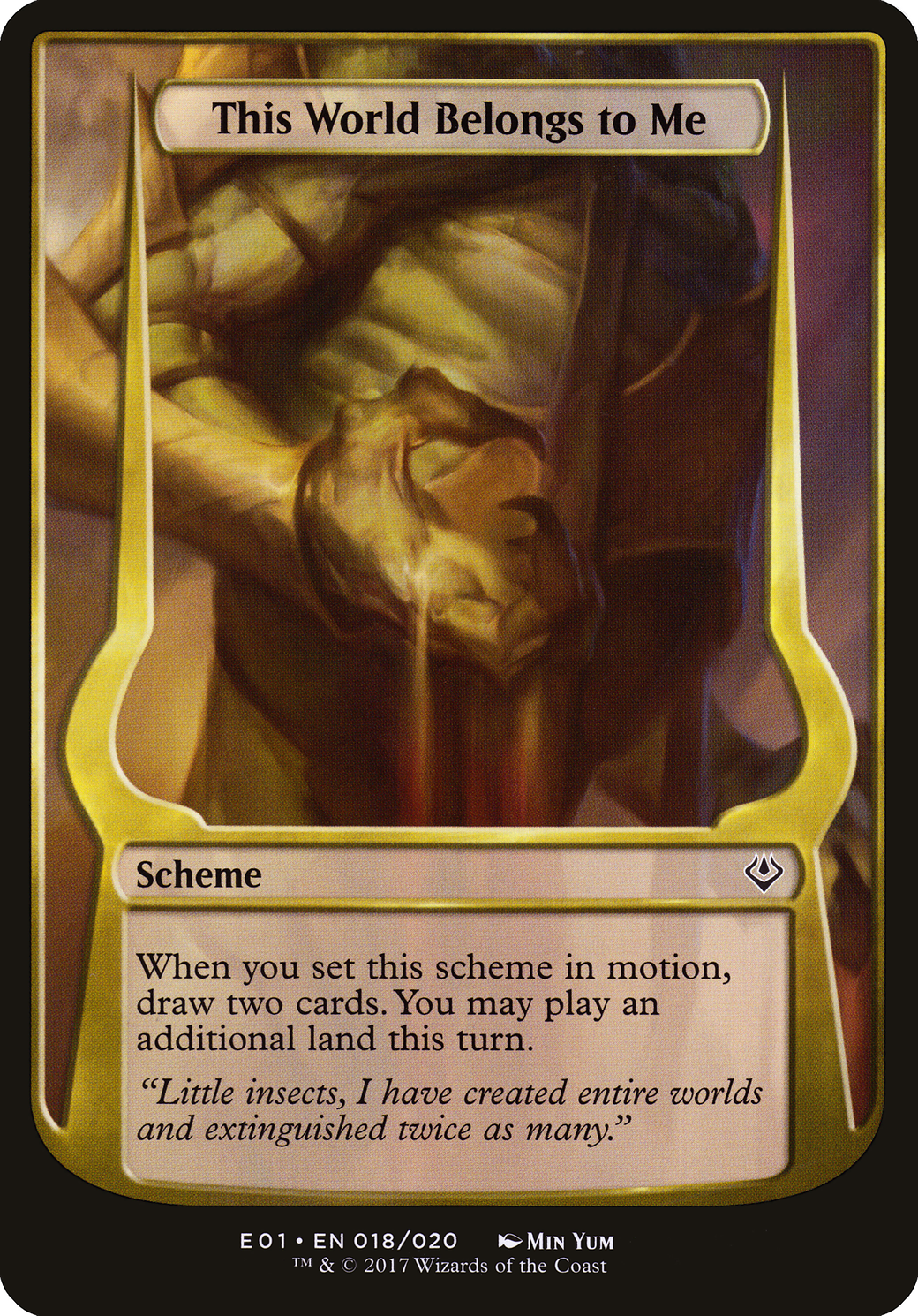 Image of This World Belongs to Me (Archenemy: Nicol Bolas) (OVER-018) - Archenemy: Nicol Bolas Schemes
