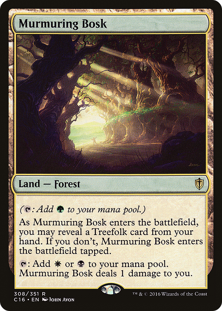 Image of Murmuring Bosk (C16-308) - Commander 2016