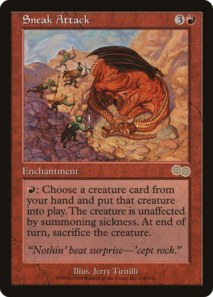 Image of Sneak Attack (USG-218) - Urza's Saga