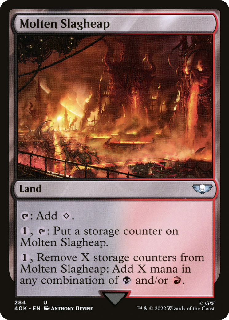 Image of Molten Slagheap (40K-284) - Warhammer 40,000 Commander