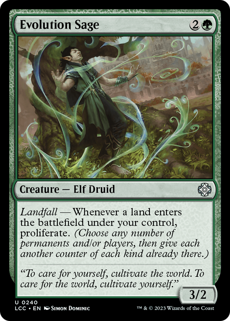 Image of Evolution Sage (LCC-240) - The Lost Caverns of Ixalan Commander