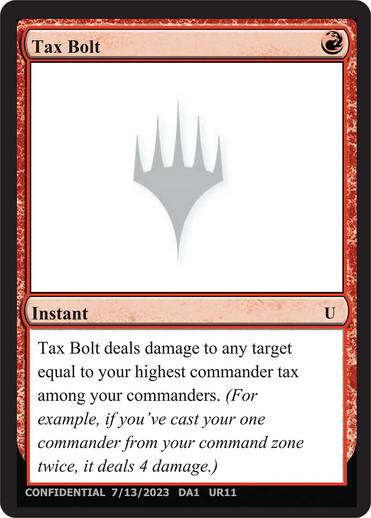 Image of Tax Bolt (UNK-UR11B) - Unknown Event