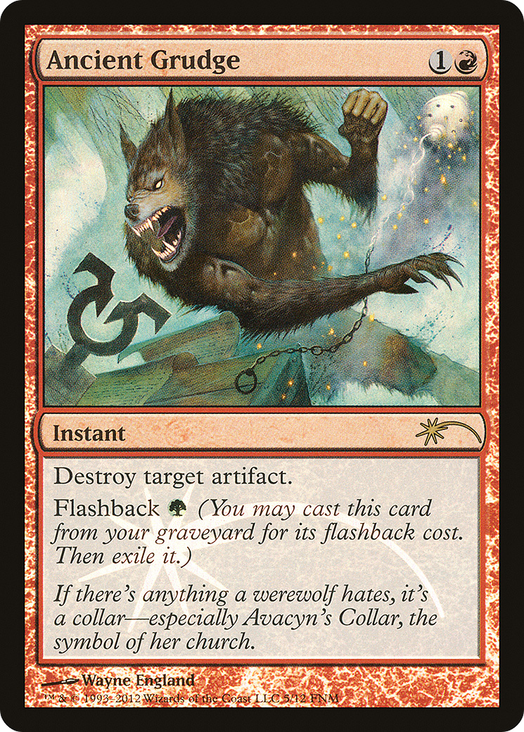 Image of Ancient Grudge (FNM-005) - Friday Night Magic 2012 Foil