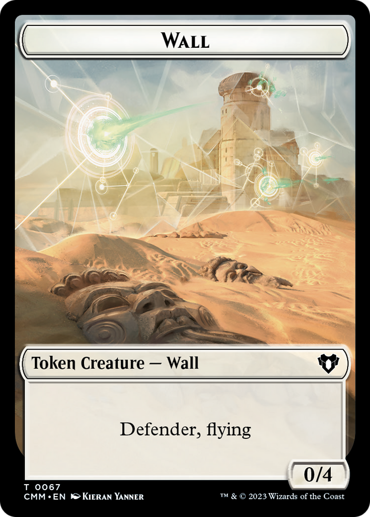 Image of Wall (TCMM-067) - Commander Masters Tokens Foil