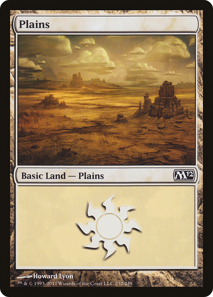 Image of Plains (232) (M12-232) - Magic 2012 Foil