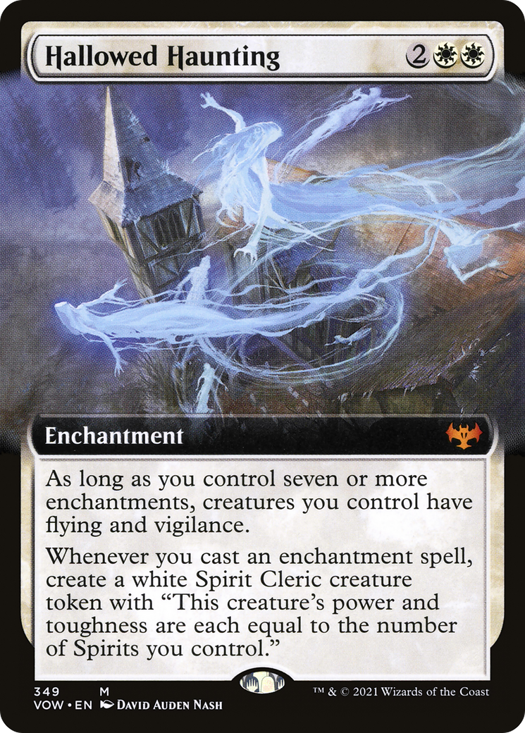 Image of Hallowed Haunting (Extended Art) (VOW-349) - Innistrad: Crimson Vow: (Extended Art) Foil