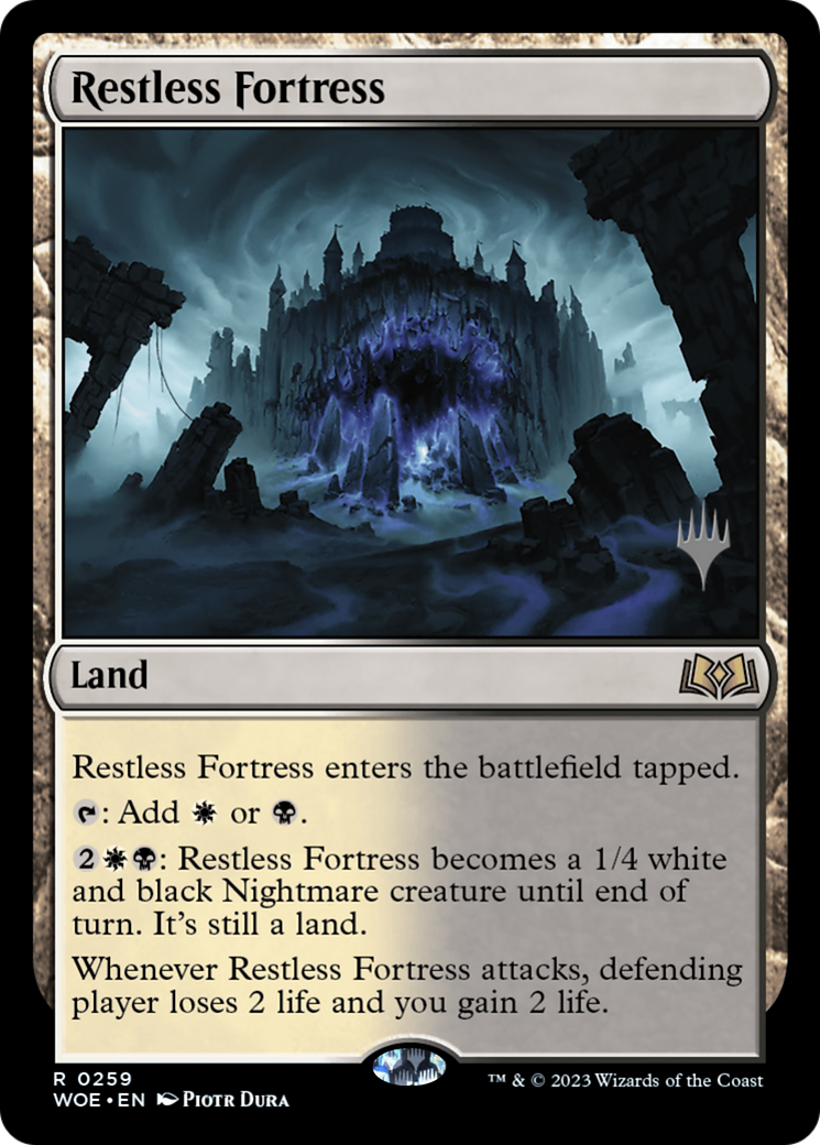 Image of Restless Fortress (PPWOE-259) - Wilds of Eldraine Promos Foil