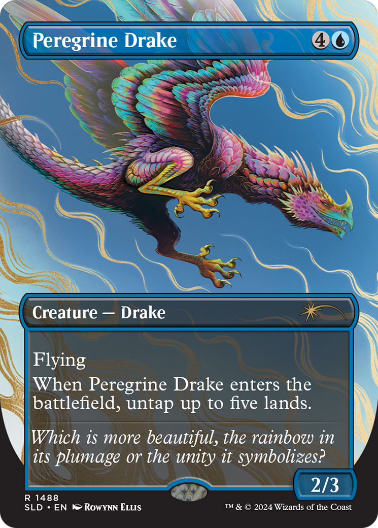 Image of Peregrine Drake (SLD-1488) - Secret Lair Drop (Borderless)