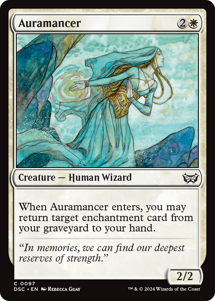 Image of Auramancer (DSC-097) - Duskmourn: House of Horror Commander