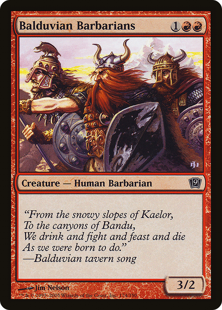 Image of Balduvian Barbarians (9ED-174) - 9th Edition