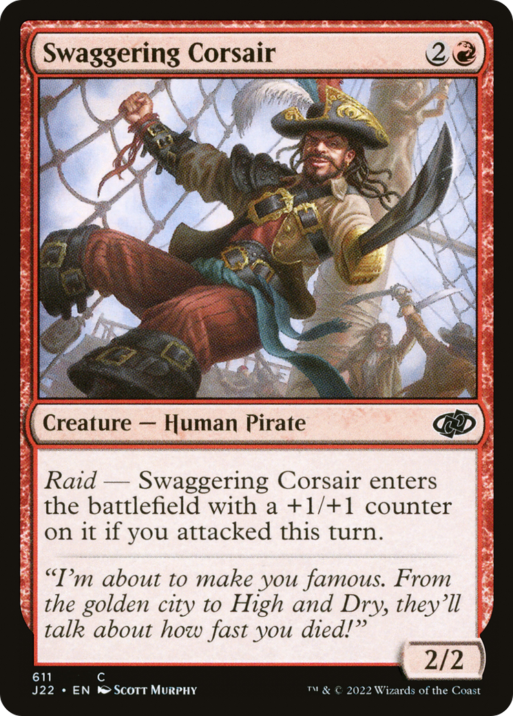 Image of Swaggering Corsair (J22-611) - Jumpstart 2022