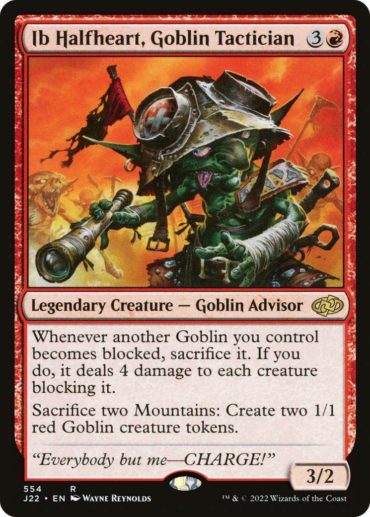 Image of Ib Halfheart, Goblin Tactician (J22-554) - Jumpstart 2022
