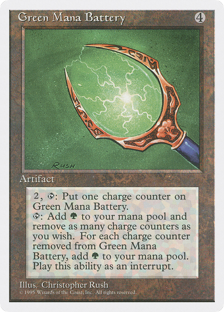 Image of Green Mana Battery (4ED-) - Fourth Edition