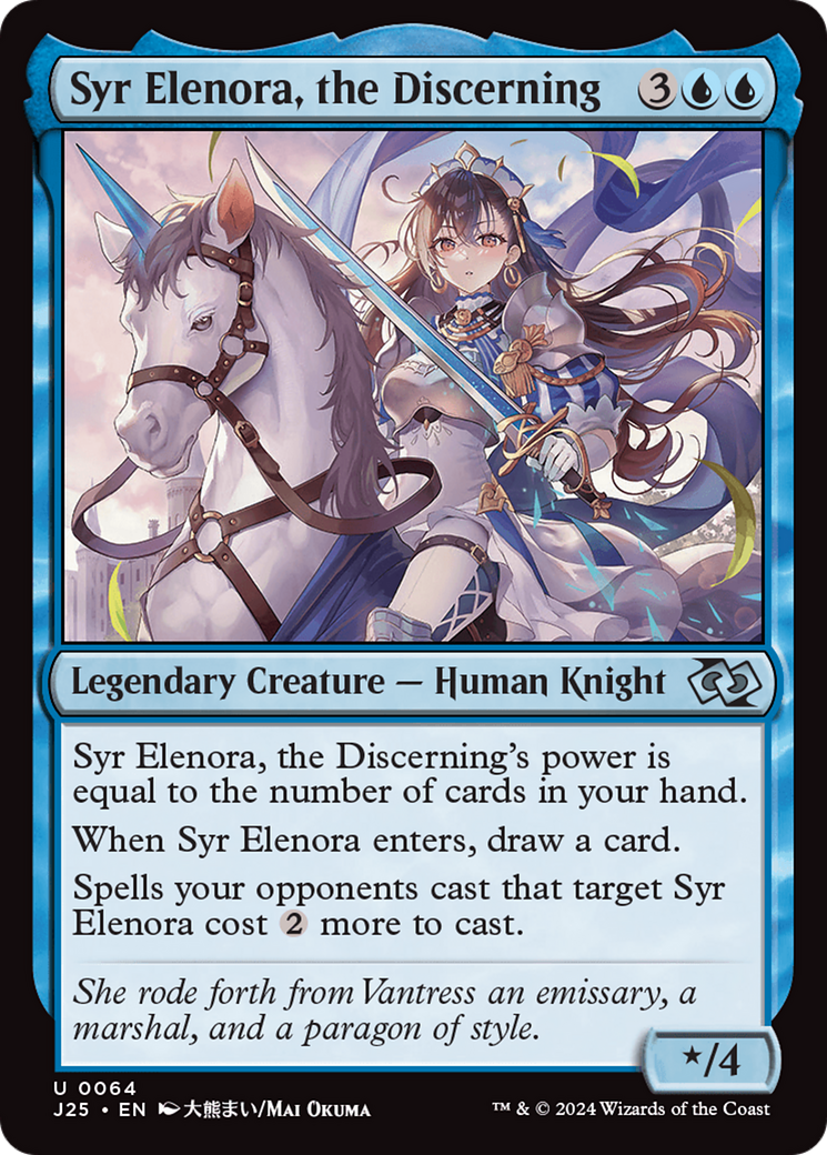 Image of Syr Elenora, the Discerning (Anime) (J25-064) - Foundations Jumpstart