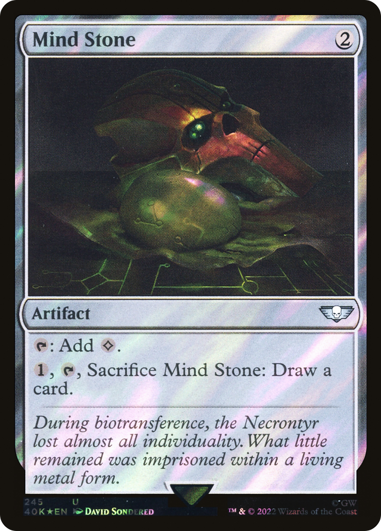Image of Mind Stone (245) (Surge Foil) (40K-245) - Warhammer 40,000 Commander Foil