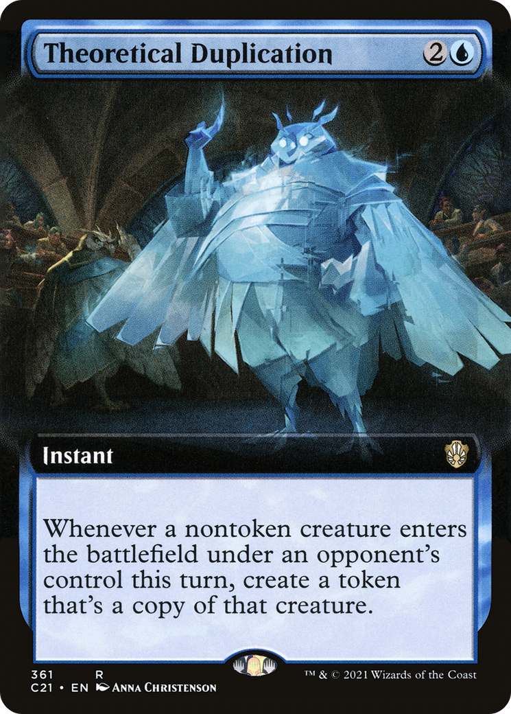 Image of Theoretical Duplication (Extended Art) (C21-361) - Commander 2021: (Extended Art)