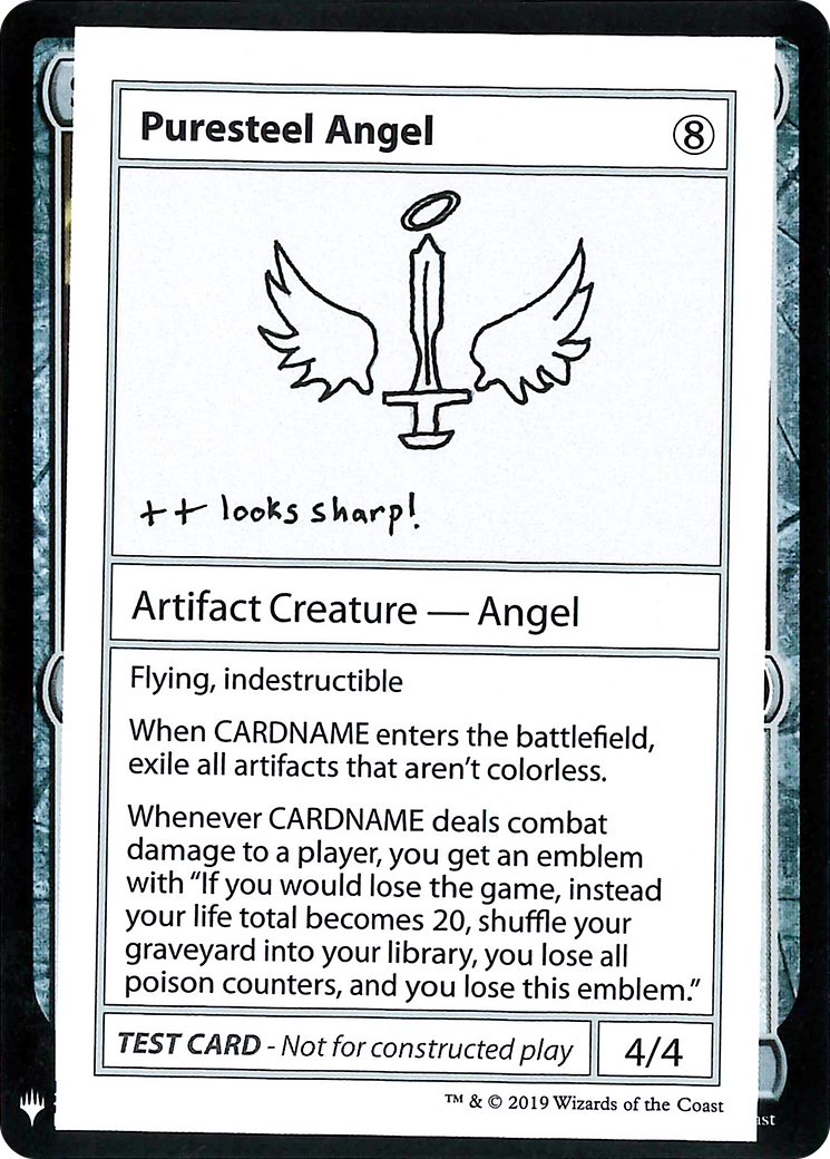 Image of Puresteel Angel (CMB1-109) - Mystery Booster Playtest Cards 2019