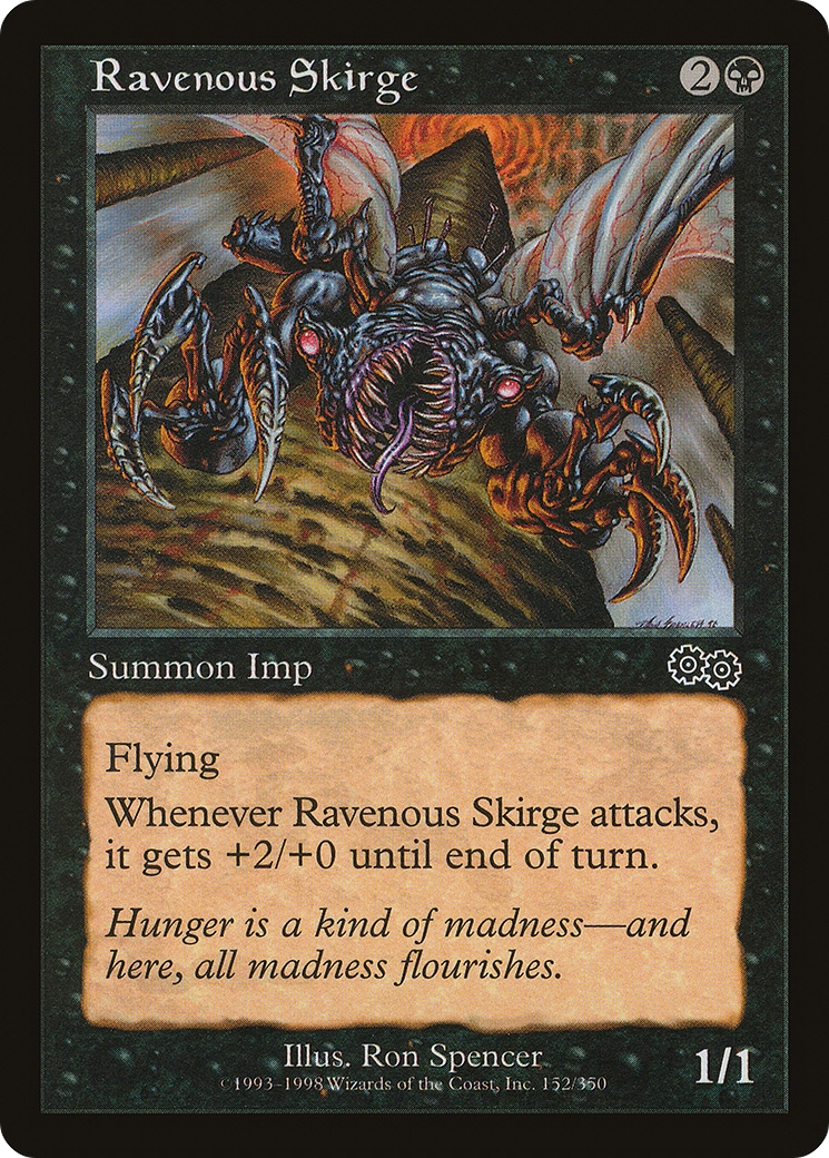 Image of Ravenous Skirge (USG-152) - Urza's Saga