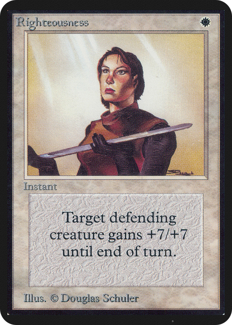 Image of Righteousness (LEA-) - Limited Edition Alpha