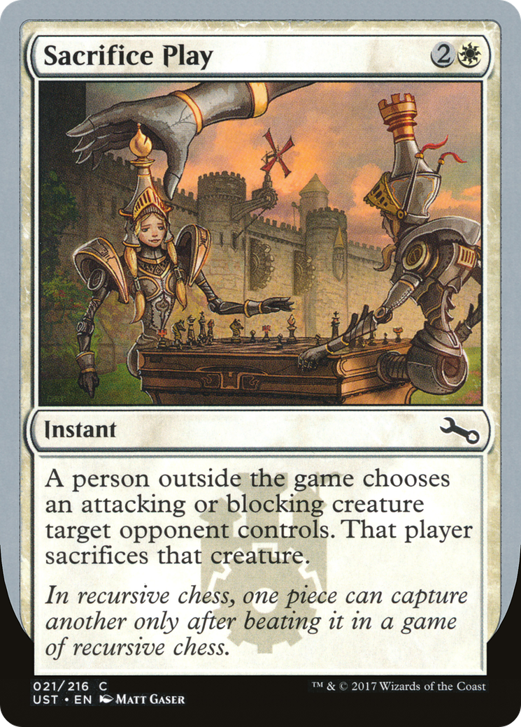 Image of Sacrifice Play (UST-021) - Unstable