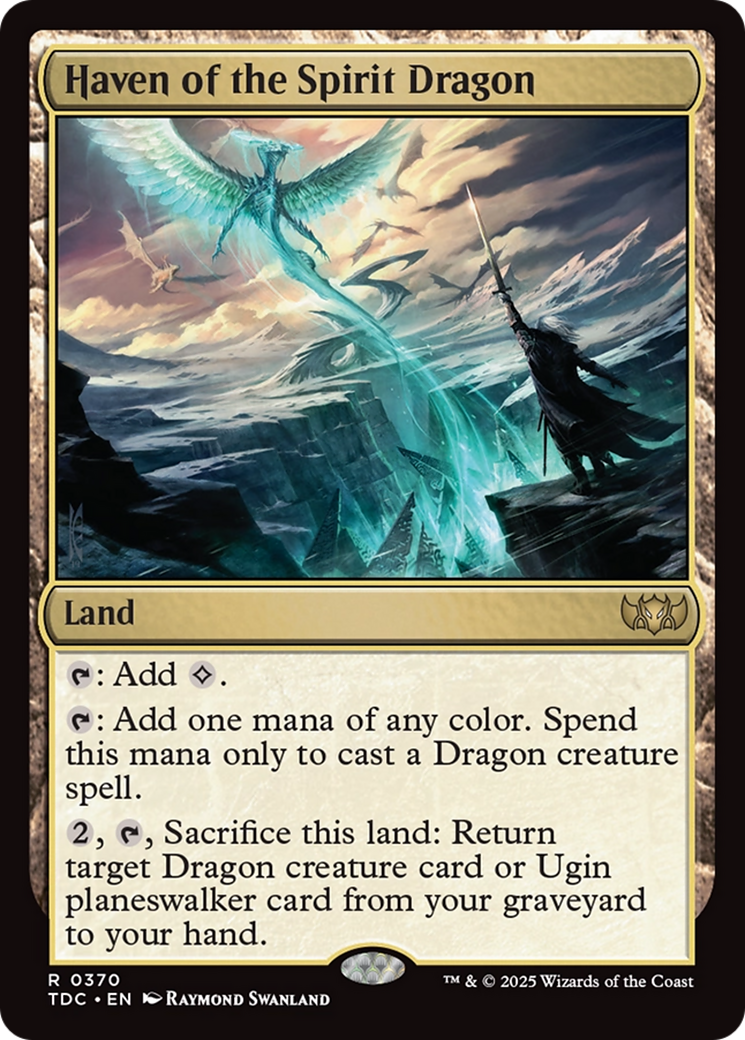 Image of Haven of the Spirit Dragon (TDC-370) - Commander: Tarkir: Dragonstorm