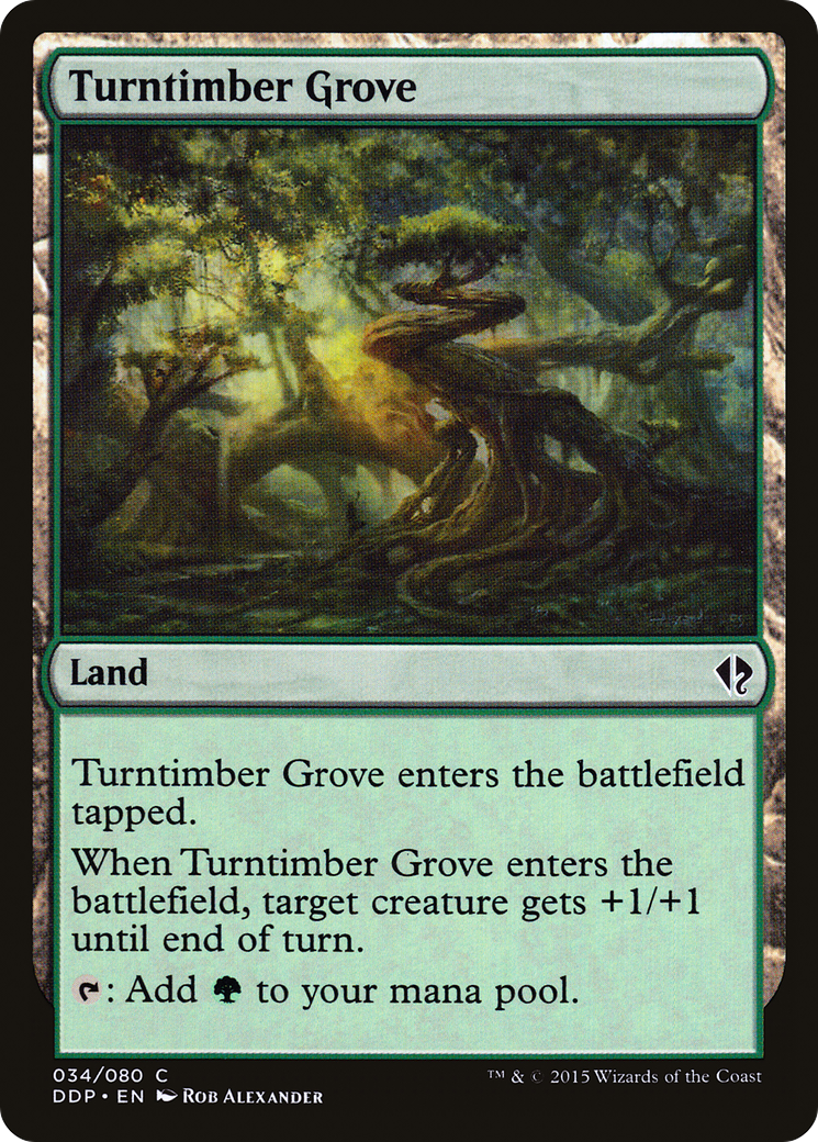 Image of Turntimber Grove (DDP-034) - Duel Decks: Zendikar vs. Eldrazi