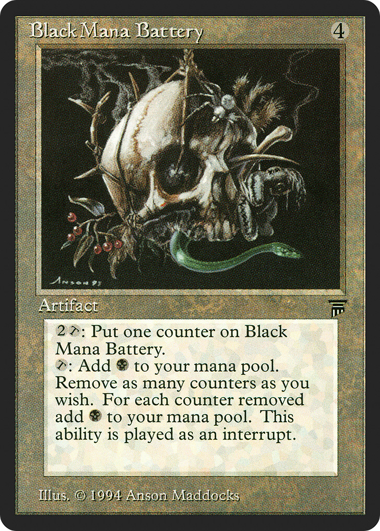 Image of Black Mana Battery (LEG-) - Legends