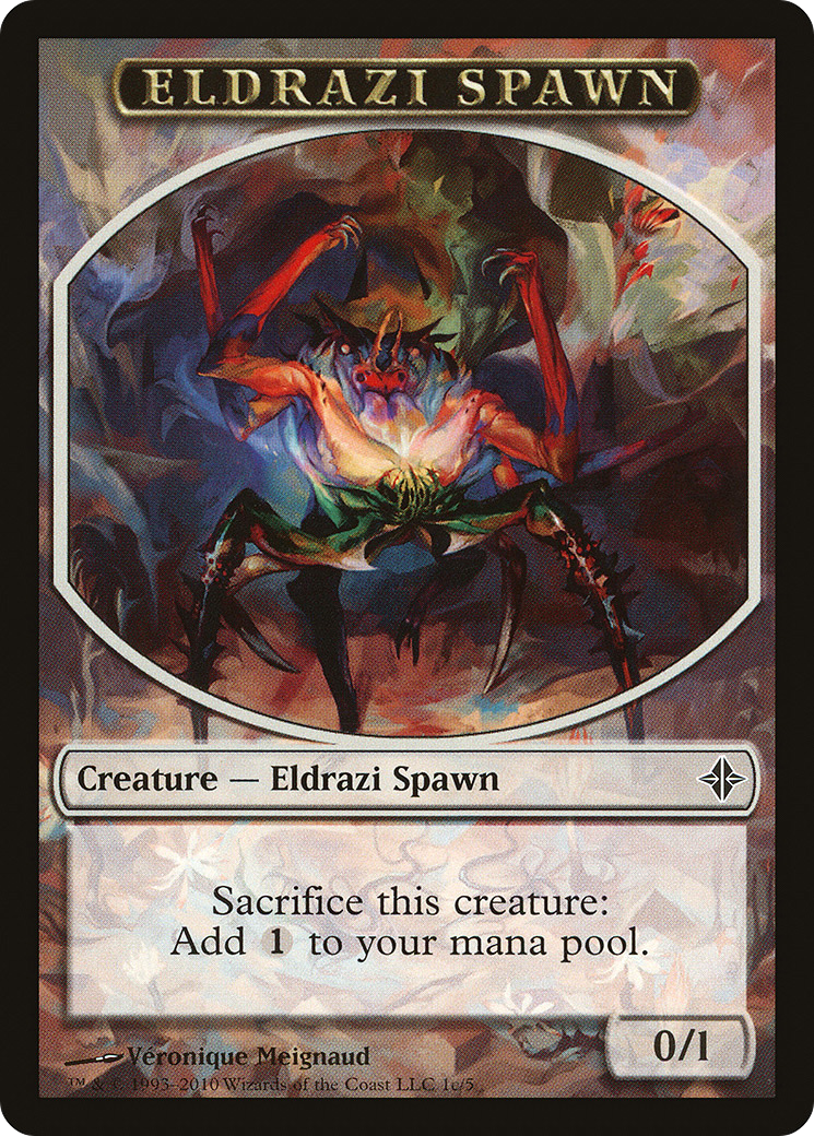 Image of Eldrazi Spawn Token (1c) (ROE-01C) - Rise of the Eldrazi Tokens