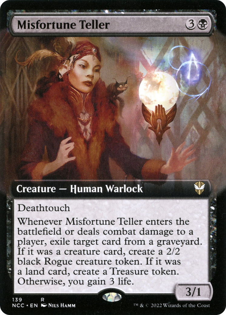Image of Misfortune Teller (Extended Art) (NCC-139) - New Capenna Commander: (Extended Art)