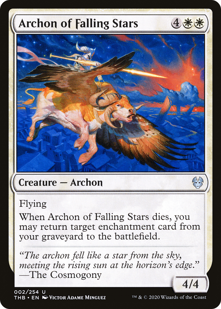 Image of Archon of Falling Stars (THB-002) - Theros Beyond Death