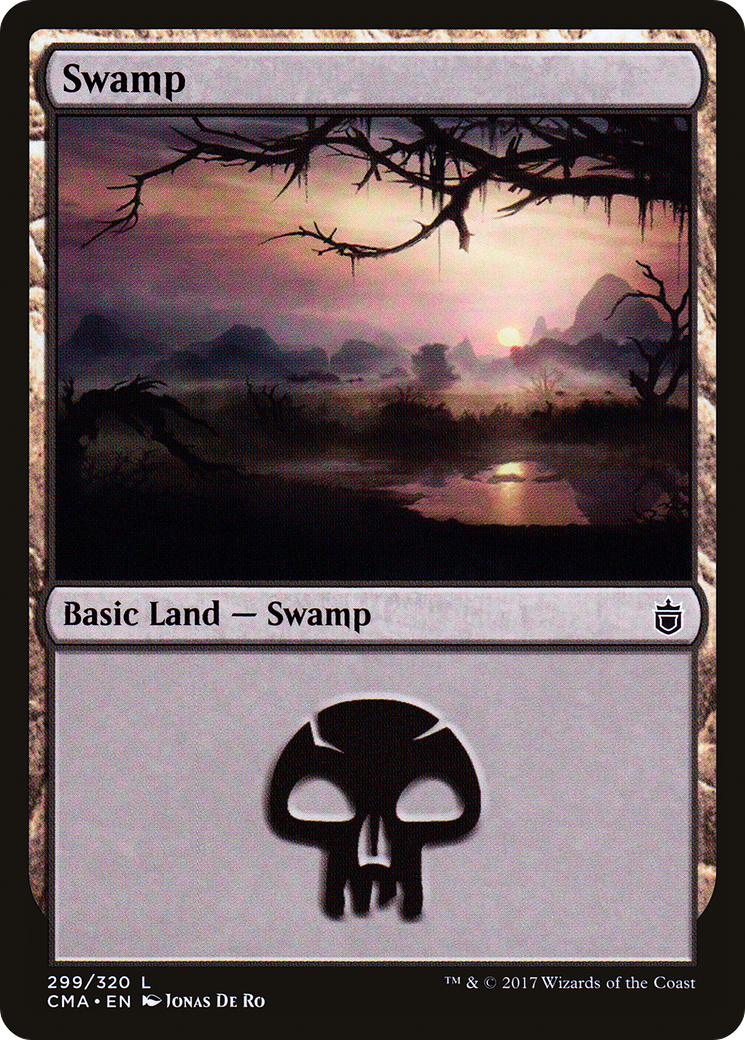 Image of Swamp (299) (CMA-299) - Commander Anthology