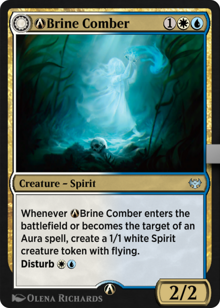 Image of A-Brine Comber // A-Brinebound Gift (VOW-A-233) - Innistrad: Crimson Vow: (Double Faced Transform)
