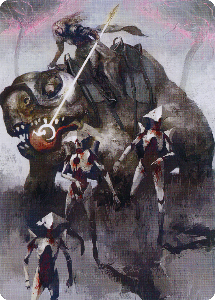 Image of Thalia and The Gitrog Monster // Thalia and The Gitrog Monster (AMOM-065) - March of the Machine Art Series (Borderless)