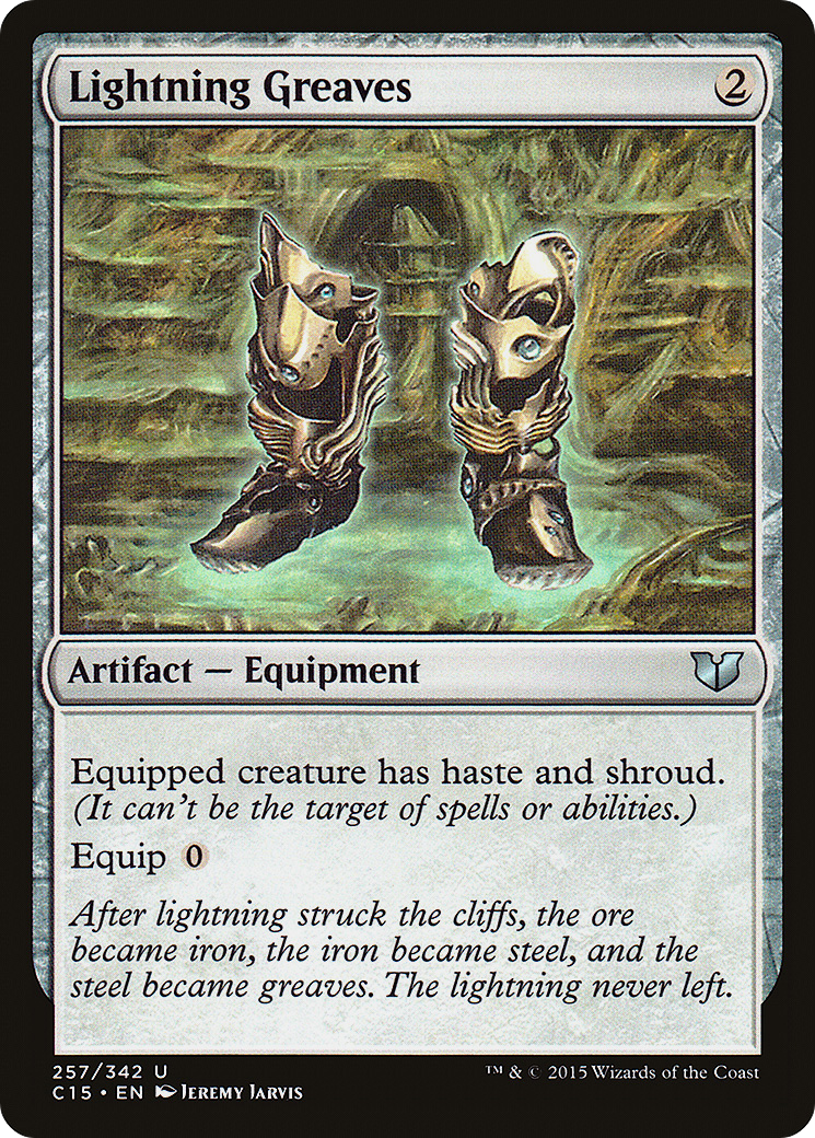 Image of Lightning Greaves (C15-257) - Commander 2015
