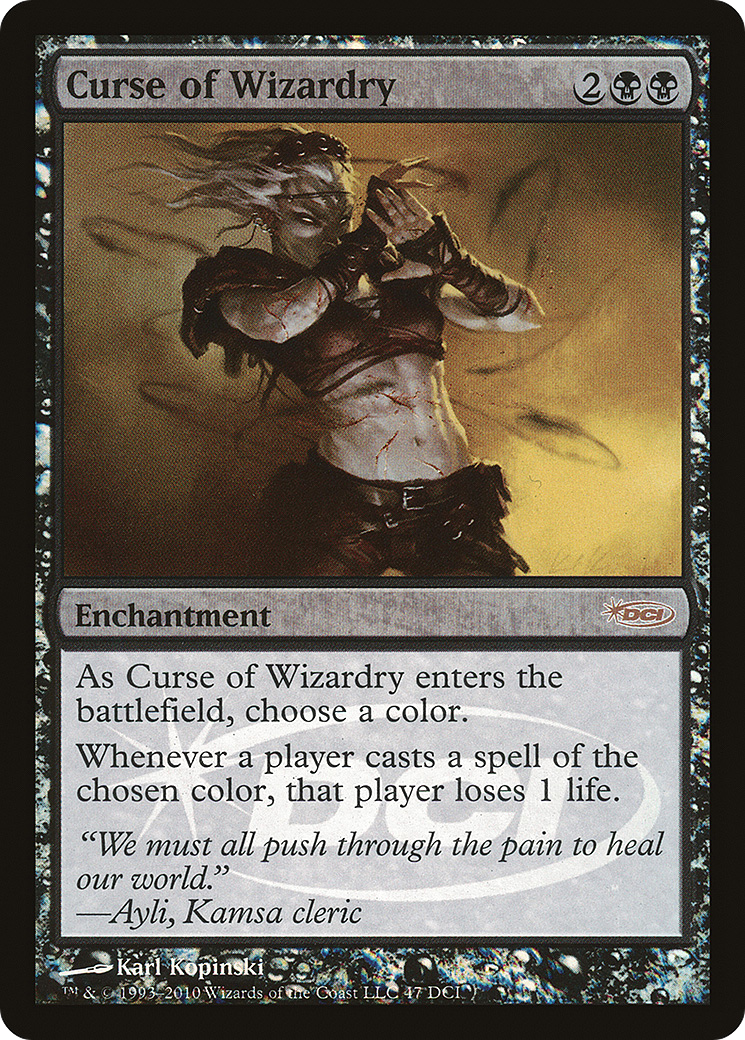 Image of Curse of Wizardry (WPN-047) - DCI Promos Foil