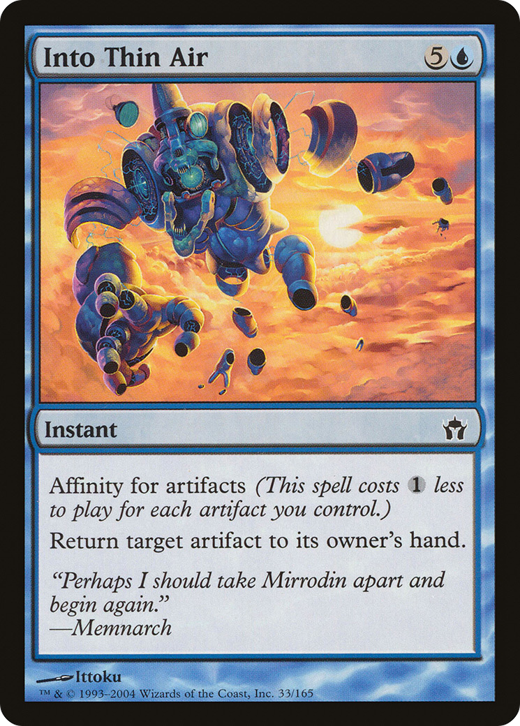 Image of Into Thin Air (5DN-033) - Fifth Dawn Foil