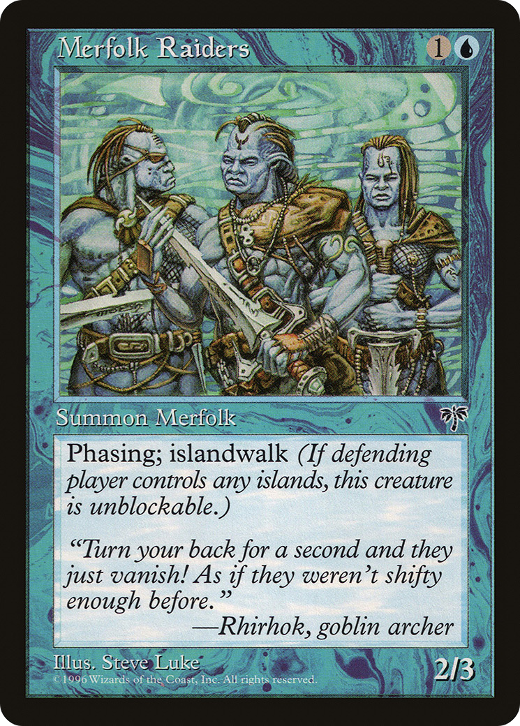 Image of Merfolk Raiders (MIR-) - Mirage