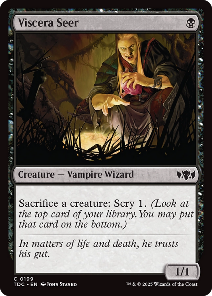 Image of Viscera Seer (TDC-199) - Commander: Tarkir: Dragonstorm