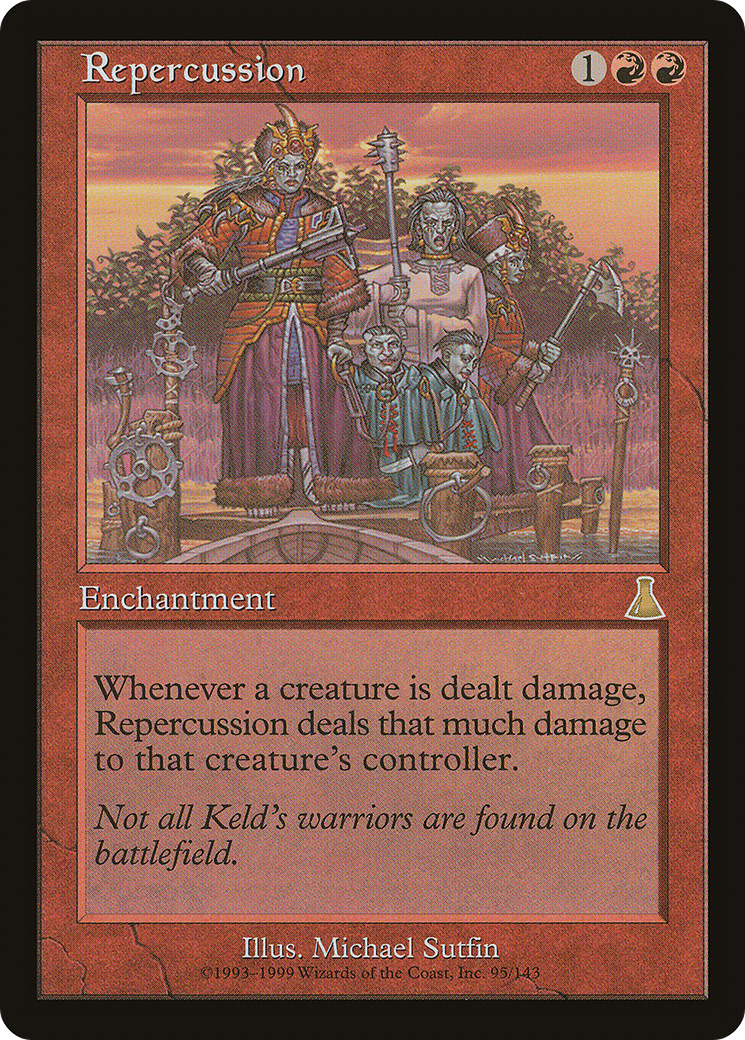 Image of Repercussion (UDS-095) - Urza's Destiny Foil