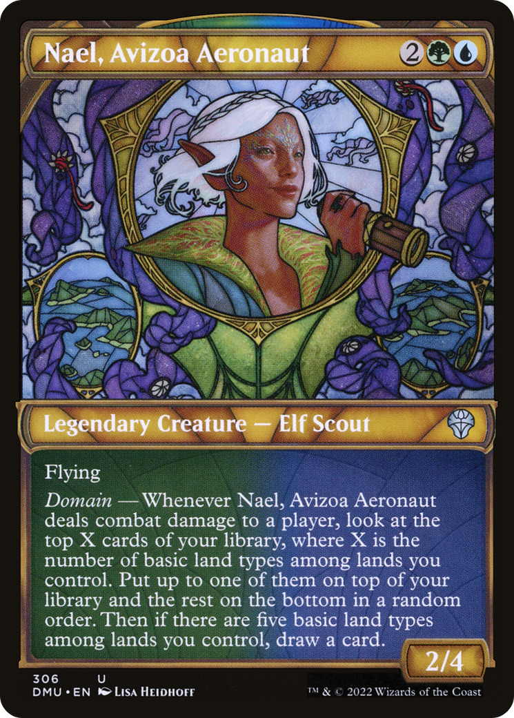 Image of Nael, Avizoa Aeronaut (Showcase) (DMU-306) - Dominaria United: (Showcase) Foil