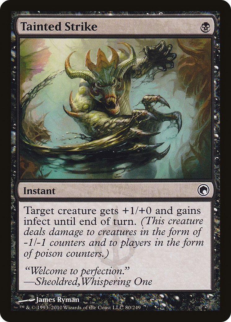 Image of Tainted Strike (SOM-080) - Scars of Mirrodin